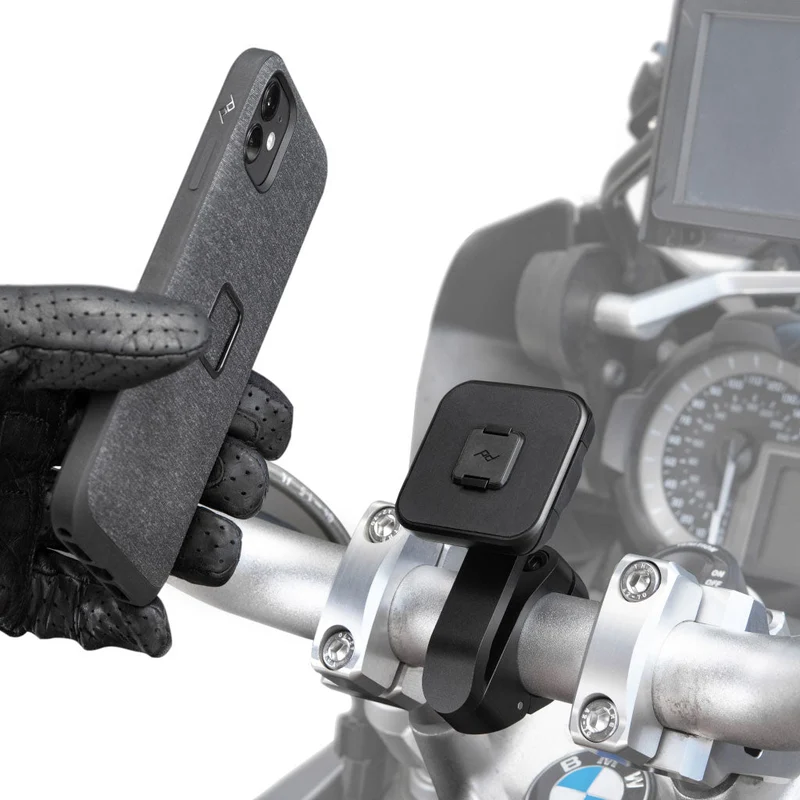Motorcycle Bar Mount | Non-Charging | Locking v1 | PD Certified