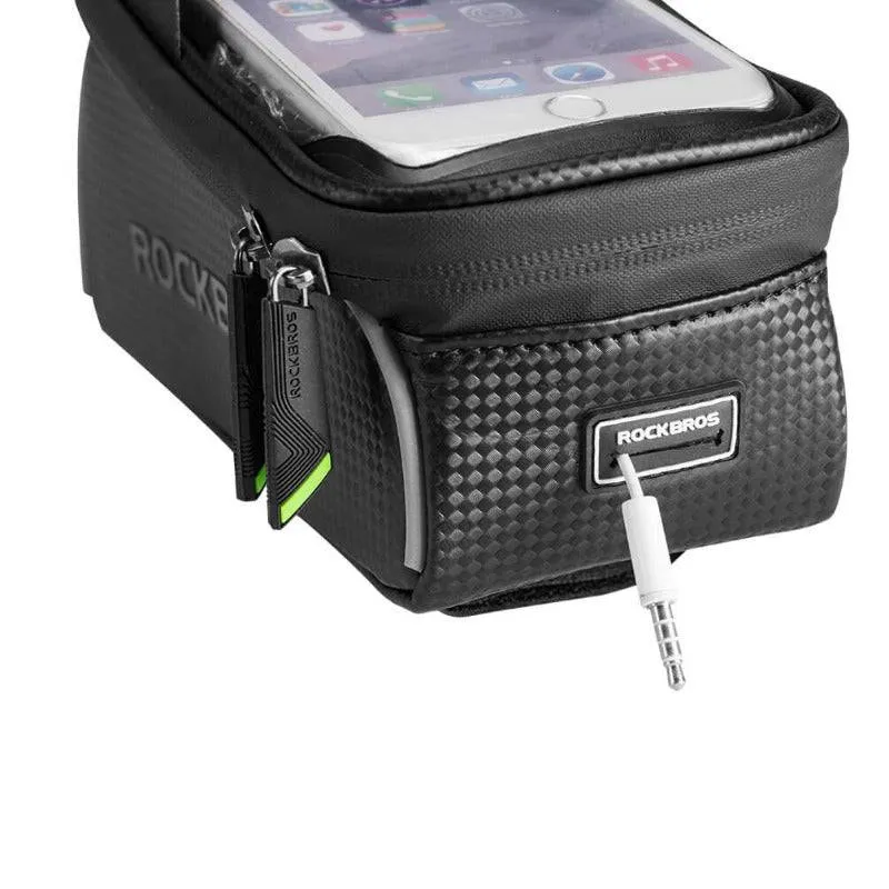 ROCKBROS wasserdicht Oberrohrtassche 1,5L voor Handys onder 6,5 Zoll