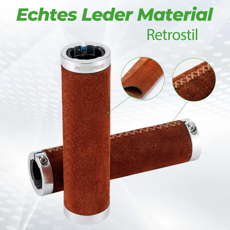 ROCKBROS MTB Griffe Ergonomische Lenkergriffe Rutschfester voor 22 mm