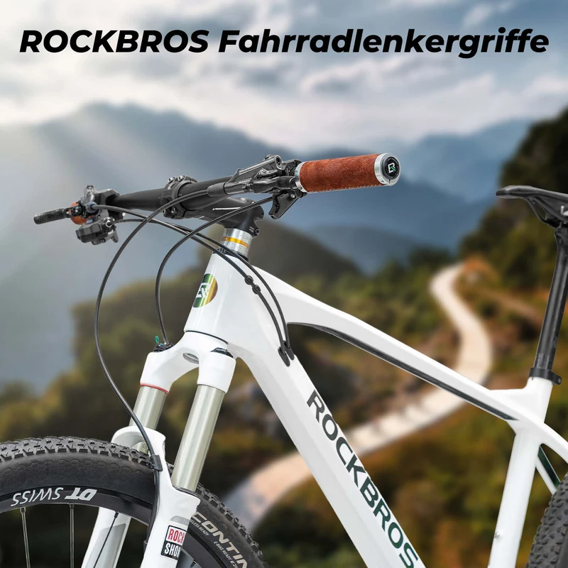 ROCKBROS MTB Griffe Ergonomische Lenkergriffe Rutschfester voor 22 mm