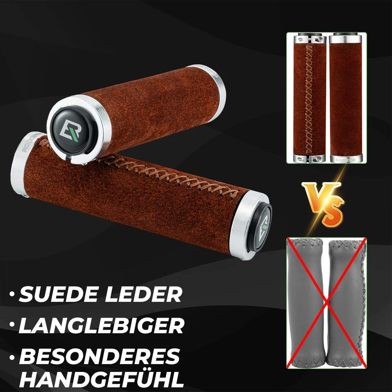 ROCKBROS MTB Griffe Ergonomische Lenkergriffe Rutschfester voor 22 mm