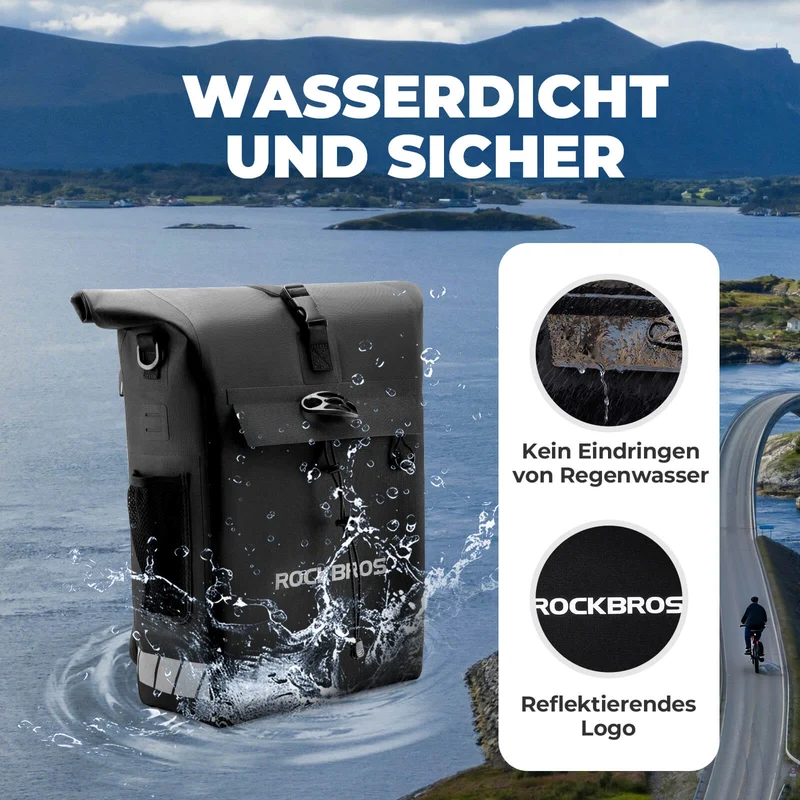 Заплечнік 3 у 1 Wasserdicht Gepäckträgertasche Umhängetasche 18L