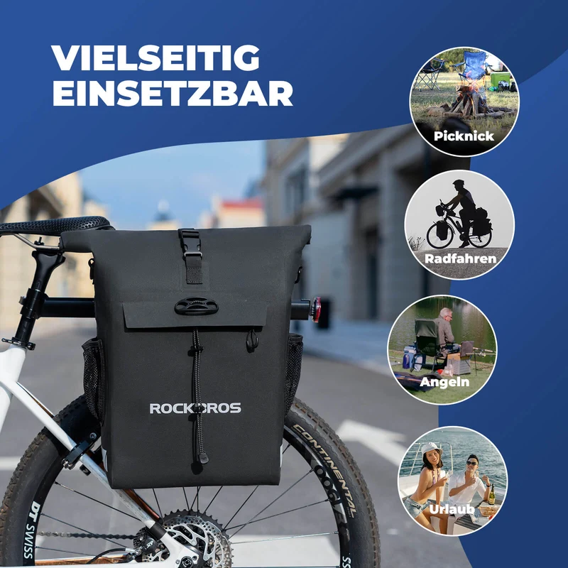 Заплечнік 3 у 1 Wasserdicht Gepäckträgertasche Umhängetasche 18L