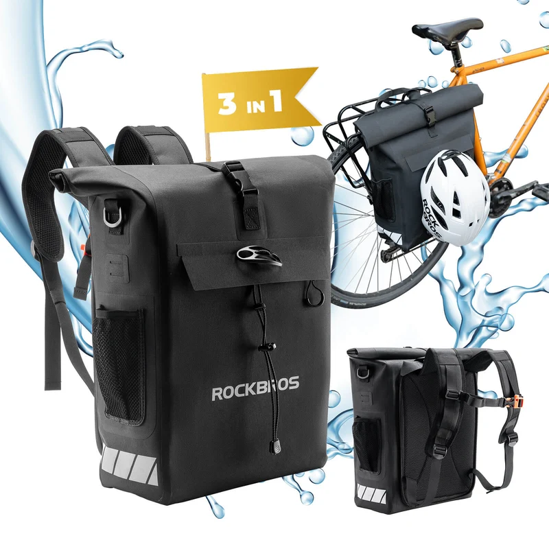 Заплечнік 3 у 1 Wasserdicht Gepäckträgertasche Umhängetasche 18L