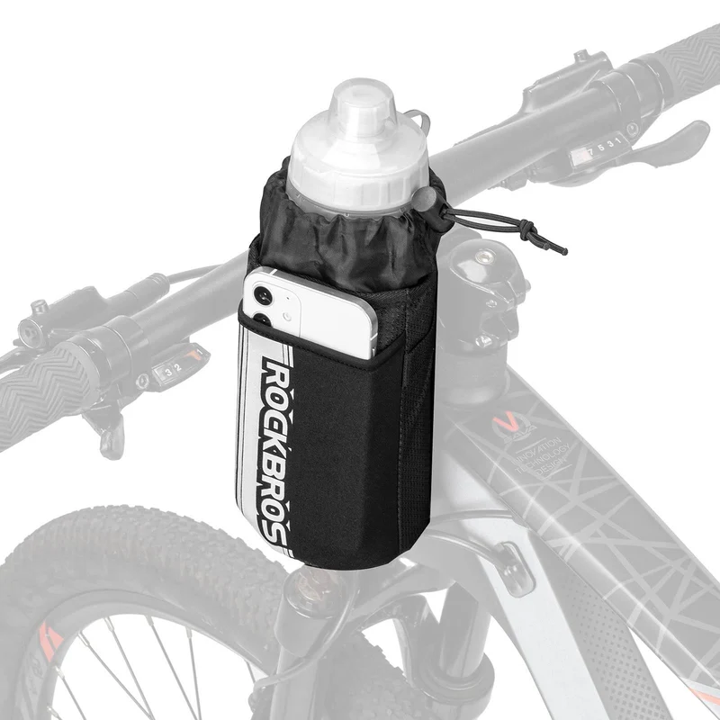 ROCKBROS Geïsoleerde Fahrrad Lenkertasche met Wasserflaschenhalter en Handytasche