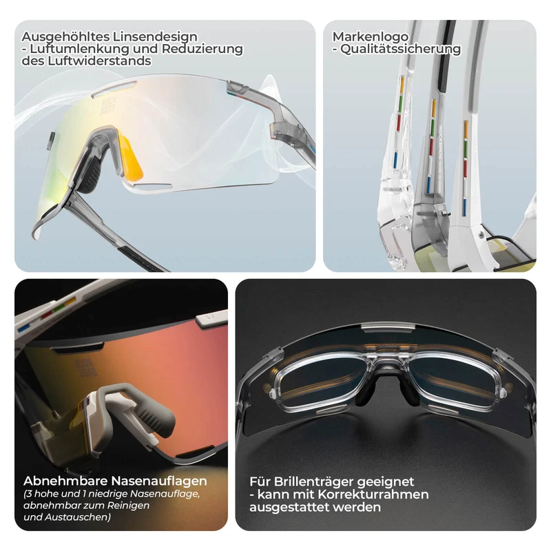 Fahrradbrille Drei-Gläser Konfigurationssystem - GRONDLOOS Serie