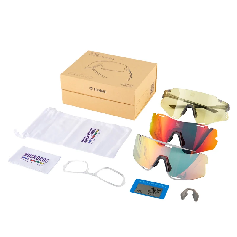 Fahrradbrille Drei-Gläser Konfigurationssystem - GRONDLOOS Serie