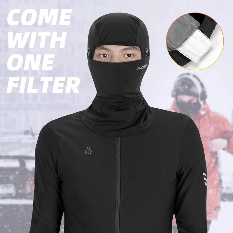 ROCKBROS Winter Bivakmuts Herren Winddicht Sturmmaske Outdoorsports