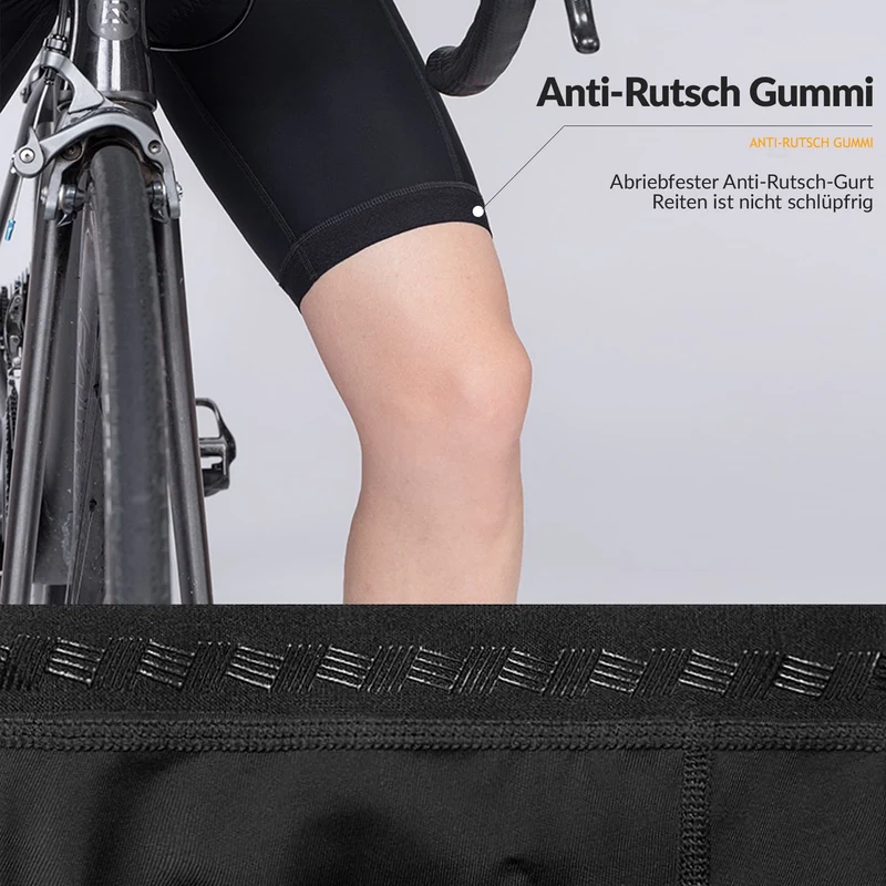 ROCKBROS Fahrradhose met 3D Sitzpolster Schnell bespeelt Herren