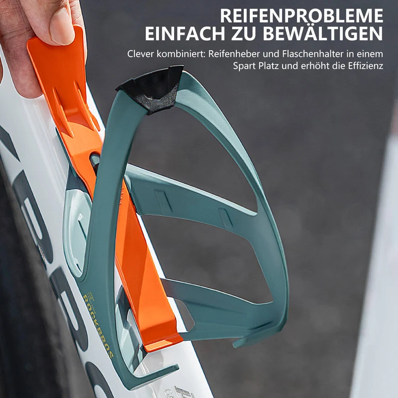 ROAD TO SKY 2-in-1 Fahrrad Flaschenhalter met Reifenheber Leicht