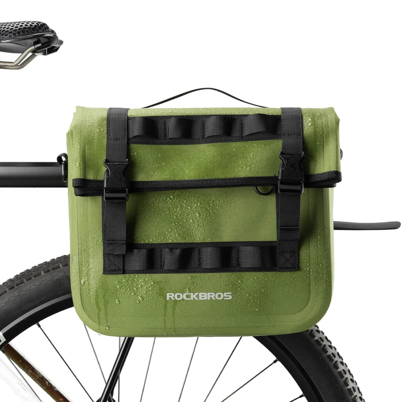 ROCKBROS Wasserdicht Fahrrad Gepäckträgertasche met Schultergurt hinten 15L