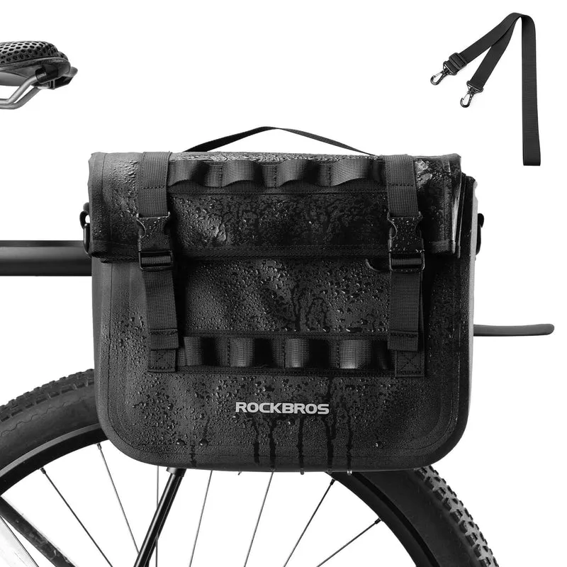 ROCKBROS Wasserdicht Fahrrad Gepäckträgertasche met Schultergurt hinten 15L