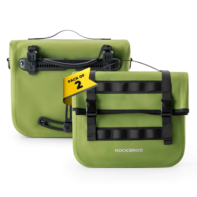 ROCKBROS Wasserdicht Fahrrad Gepäckträgertasche met Schultergurt hinten 15L