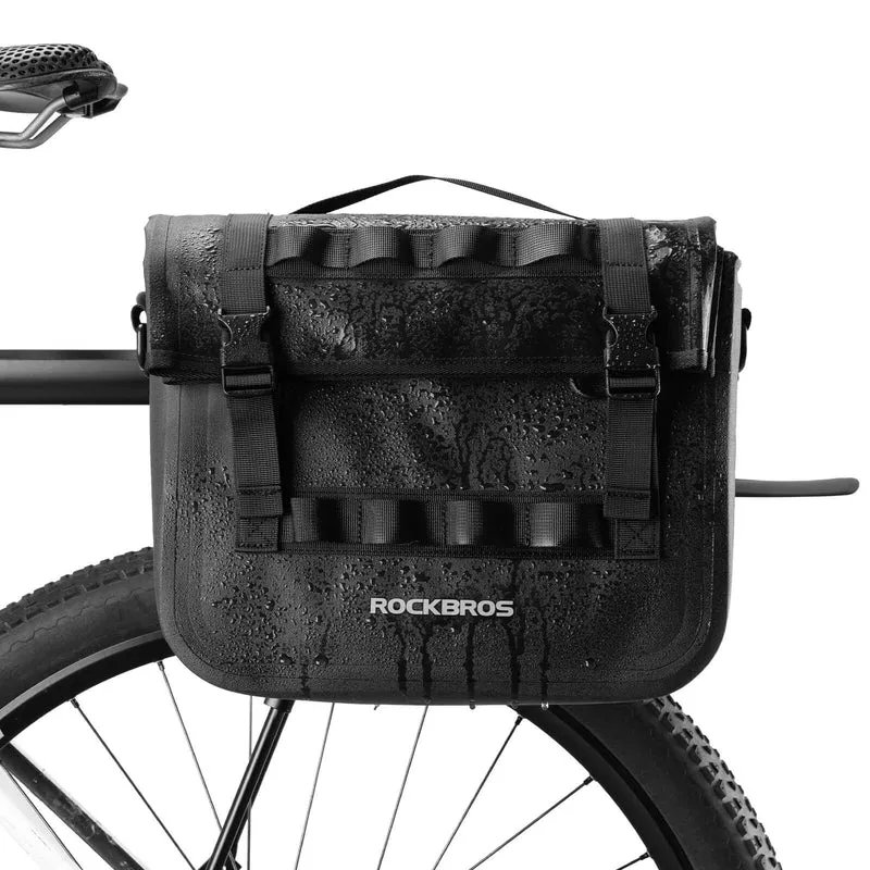 ROCKBROS Wasserdicht Fahrrad Gepäckträgertasche met Schultergurt hinten 15L