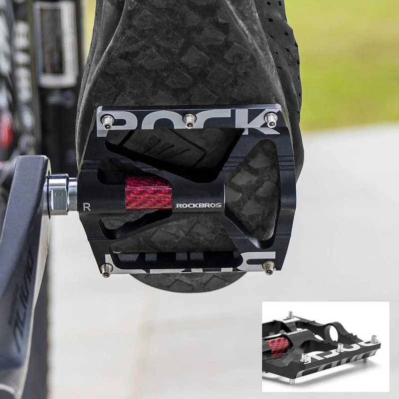 ROCKBROS Fahrradpedale 9/16 Zoll Alu MTB Pedale met Abgedichte Lager