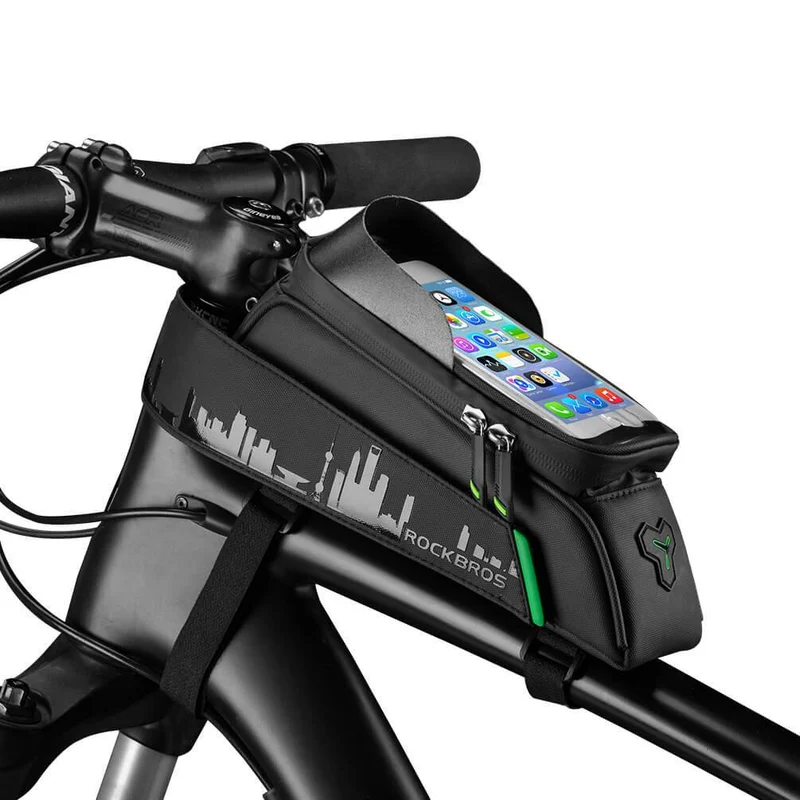 ROCKBROS Fahrrad Oberrohrtassche Wasserdicht Handige tas met touchscreen