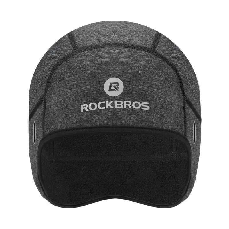 ROCKBROS Winter Fahrrad Mütze Winddicht Helmmütze met Brillenlöcher