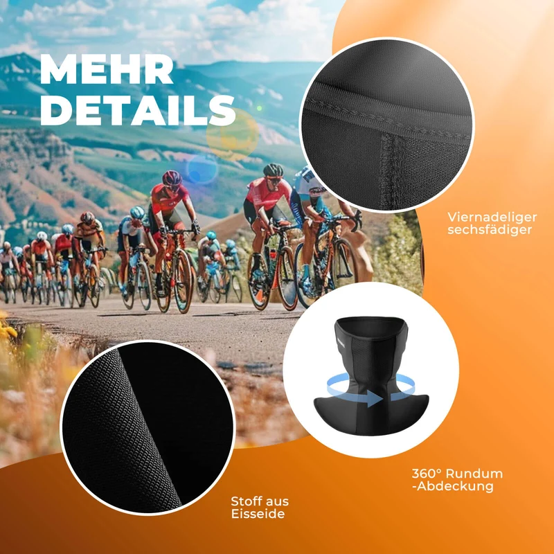 ROCKBROS Halbe bivakmuts voor Radfahren Sturmhaube Outdoor