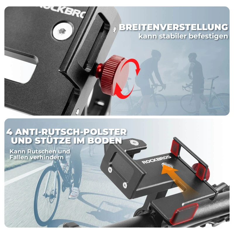 ROCKBROS Handyhalter Fahrrad voor 4,7"-7,09"