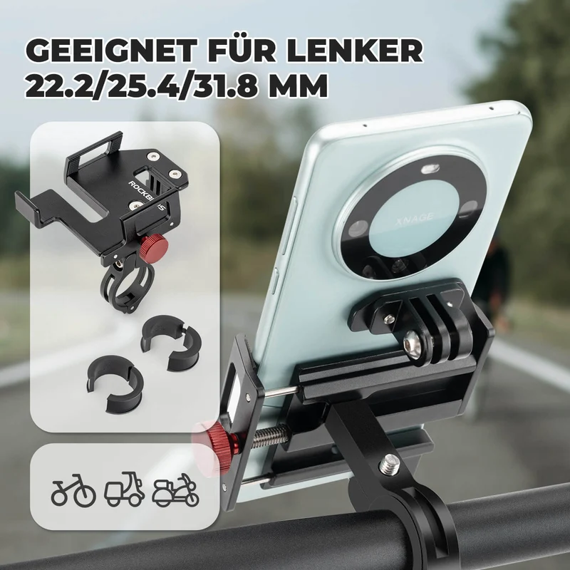 ROCKBROS Handyhalter Fahrrad voor 4,7"-7,09"