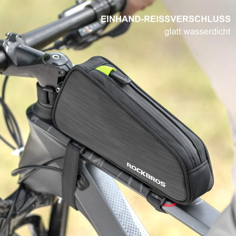 ROCKBROS Fahrrad Oberrohrtasche/Satteltasche 1,1L met Innenfächern