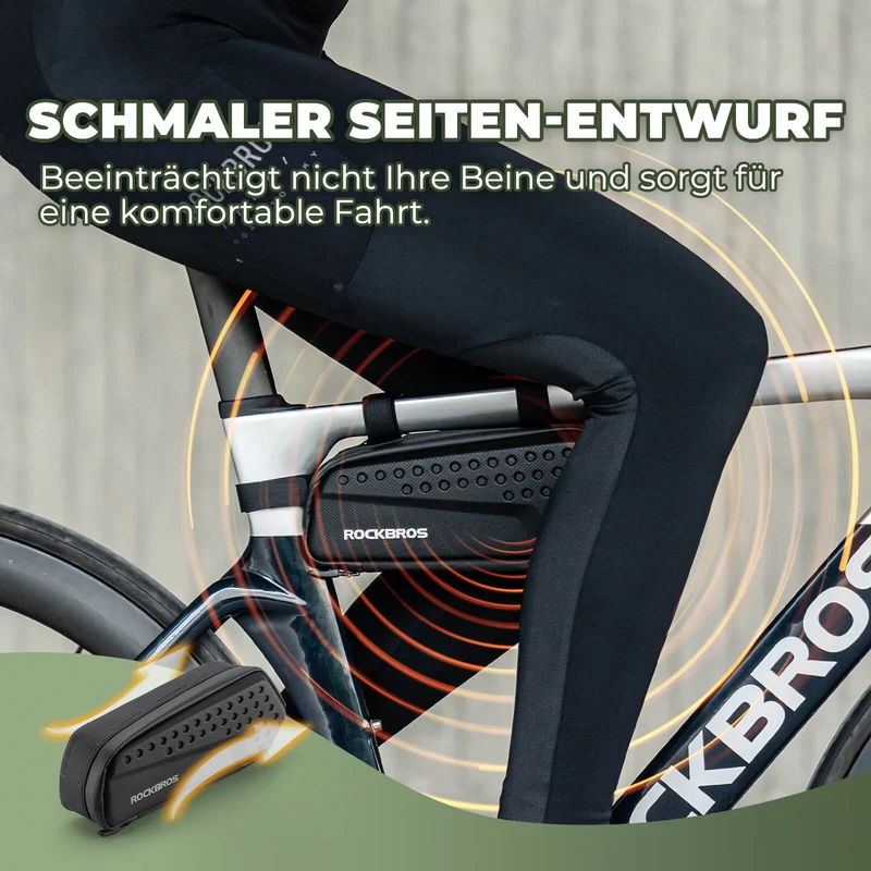 Rahmentasche Oberrohrtasche Schwarz 1,1л