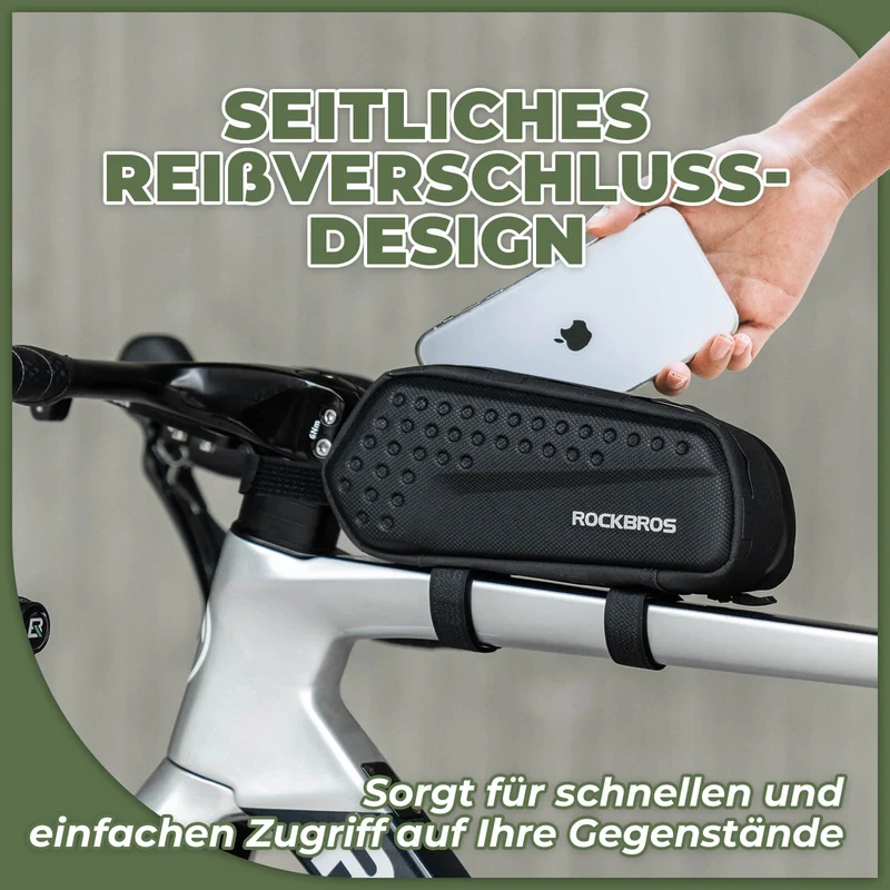 Rahmentasche Oberrohrtasche Schwarz 1,1л