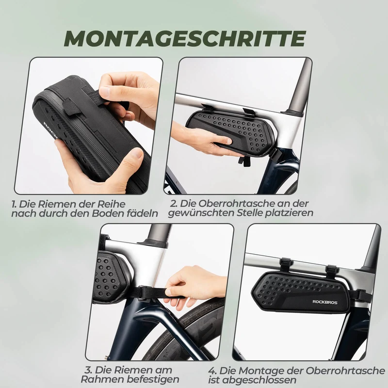 Rahmentasche Oberrohrtasche Schwarz 1,1л