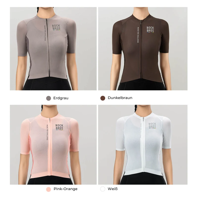 ROAD TO SKY Damen Kurzarm Fahrradtrikot Fahrrad Jersey voor MTB en Rennrad