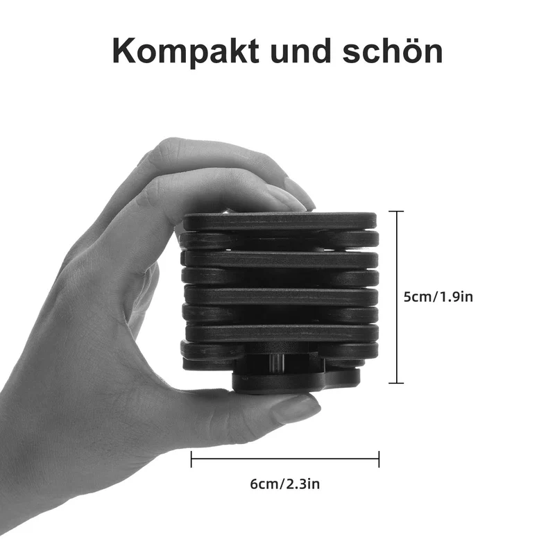 ROCKBROS Fahrradschloss Faltschloss 70 cm Lang Schwarz