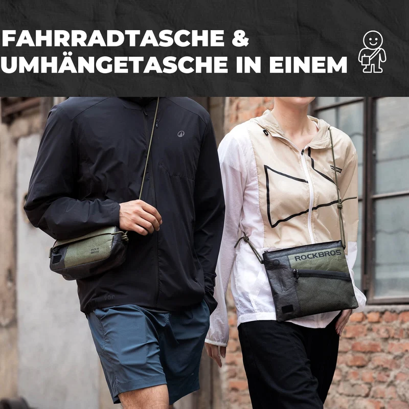 2-in-1 Lenkertasche Wasserabweisend met Schultergurt 1,5L