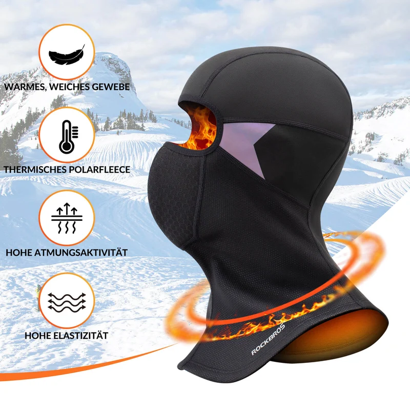 ROCKBROS Sturmhaube Зімовая Балаклава Gesichtsmaske Warm Winddicht