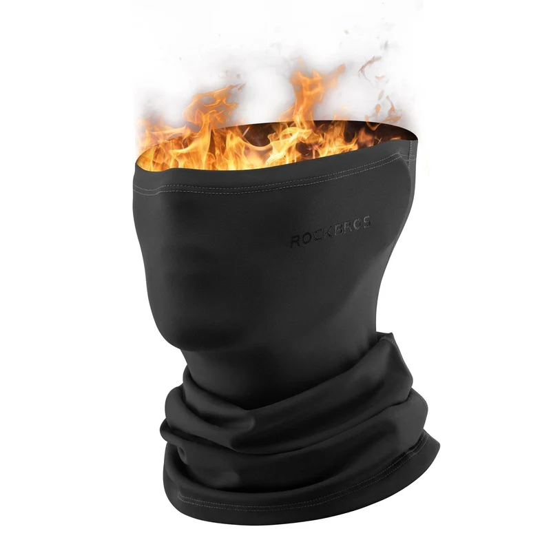 ROCKBROS Multifunctionele stof Fleece Sturmhaube Weich Gesichtsmasker Schlauchtuch