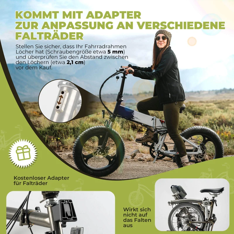 Lenkertasche voor Klapprad/Brompton 1,8L