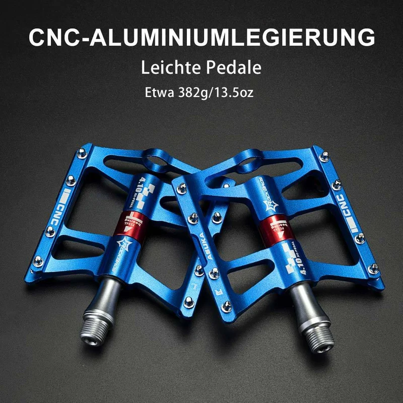 ROCKBROS Fahrrad Pedale 9/16 voor MTB/BMX/Rennrad 4 afgedichte lagers