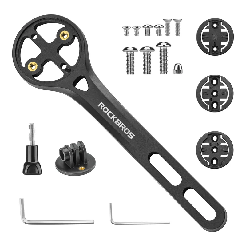 ROCKBROS Fahrradcomputer Halterung Compatibel mit Garmin/Wahoo/Bryton/GPS
