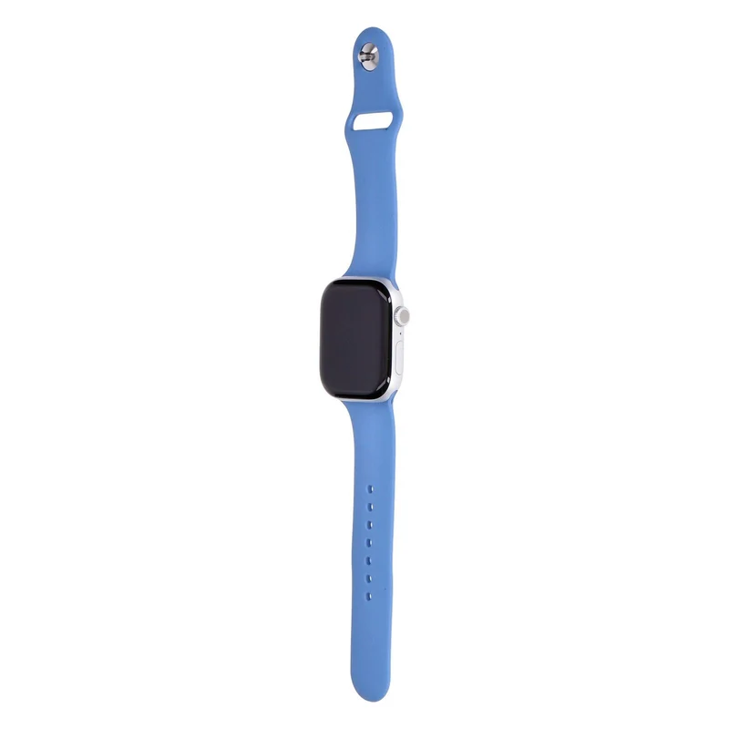Apple Watch Series 10 46mm GPS Silber S/M Aluminiumgehäuse, Sportarmband Denim