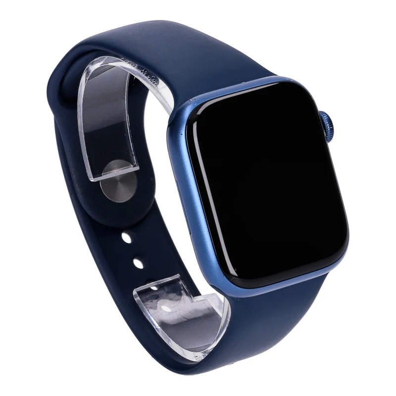 Apple Watch Series 7 45mm GPS Blau Aluminumgehäuse mit Sportarmband Blau