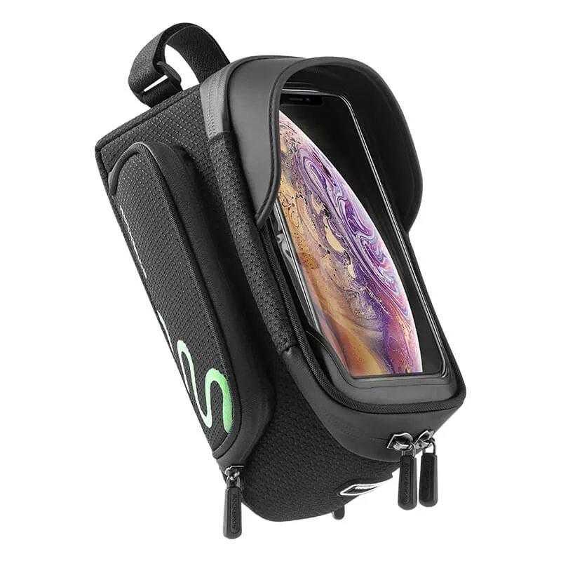 Bedien uw smartphone met regenbescherming
