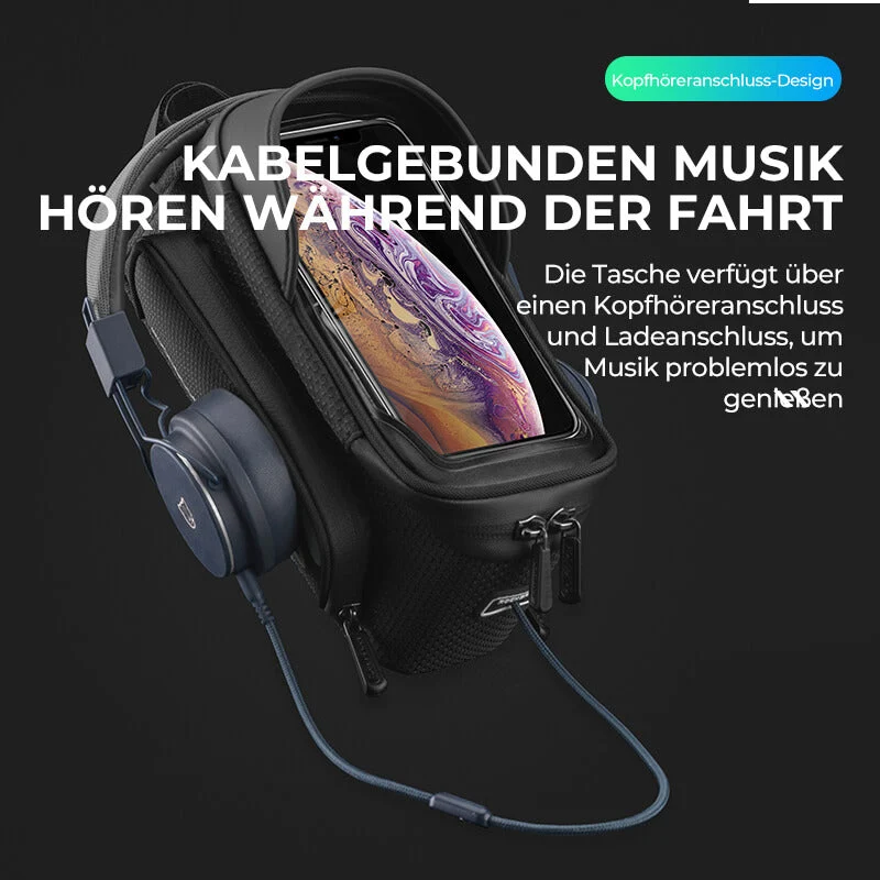 Bedien uw smartphone met regenbescherming