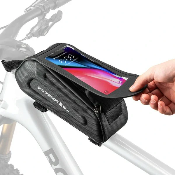 ROCKBROS Fahrradtassche Wasserdicht Handig Touchscreen voor Smartphone 6,8 Zoll
