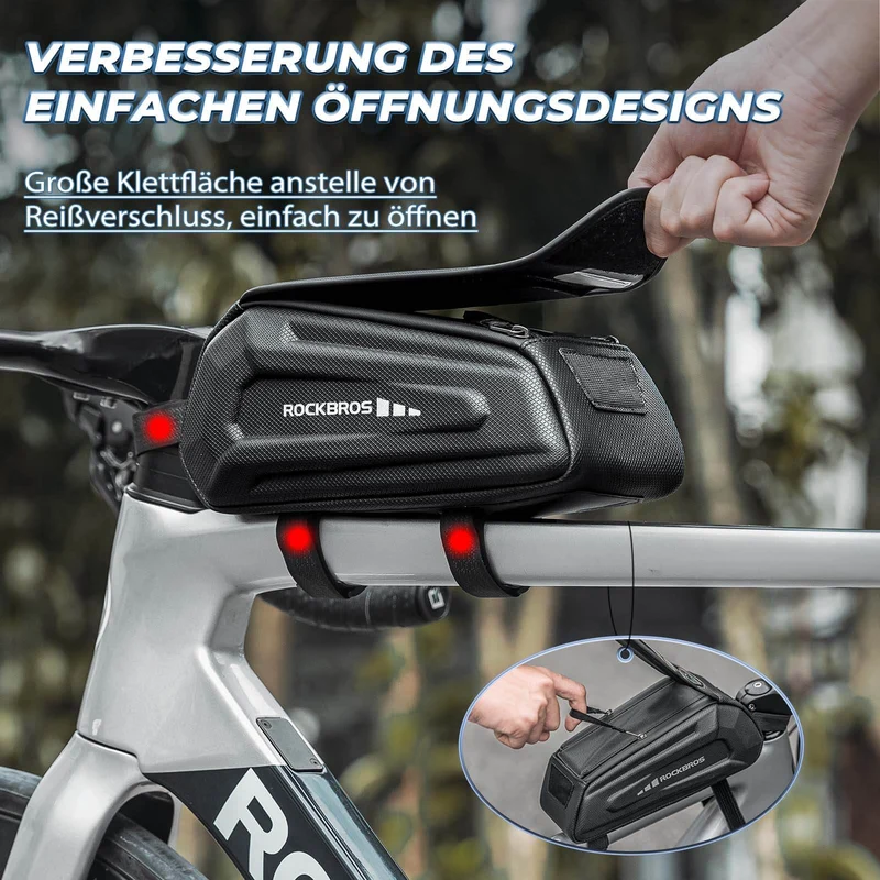 ROCKBROS Fahrradtassche Wasserdicht Handig Touchscreen voor Smartphone 6,8 Zoll