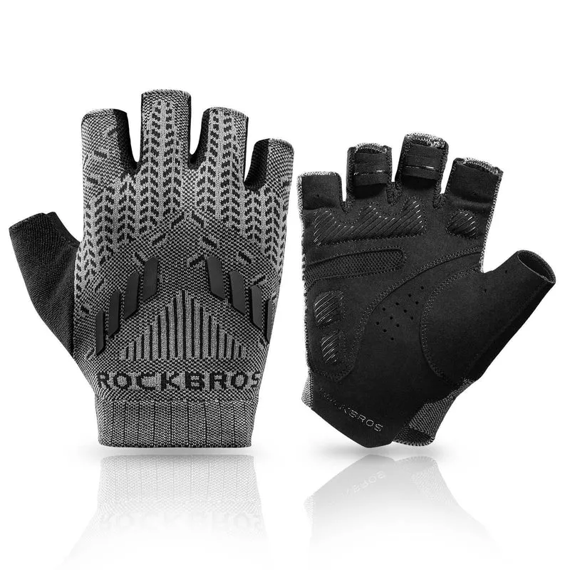 ROCKBROS Half Finger Амартызацыя Cycling Handschuhe Sommer Herren