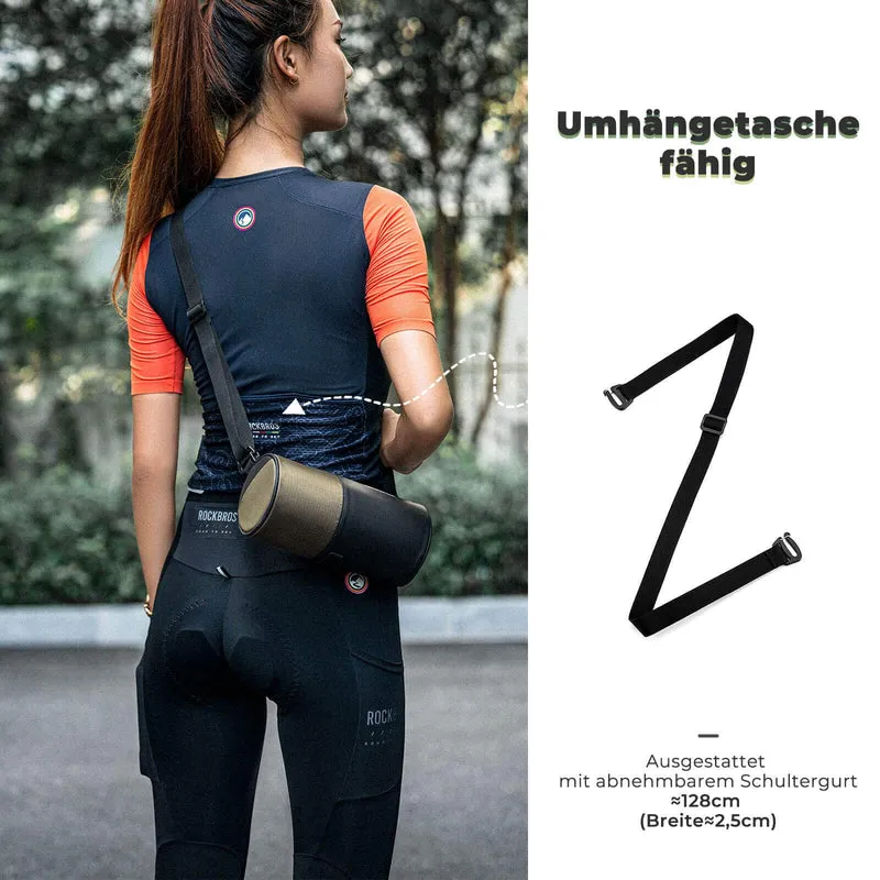 ROCKBROS Fahrradtassche Zylindrische Lenkertasche 1,7L met Schultergurt