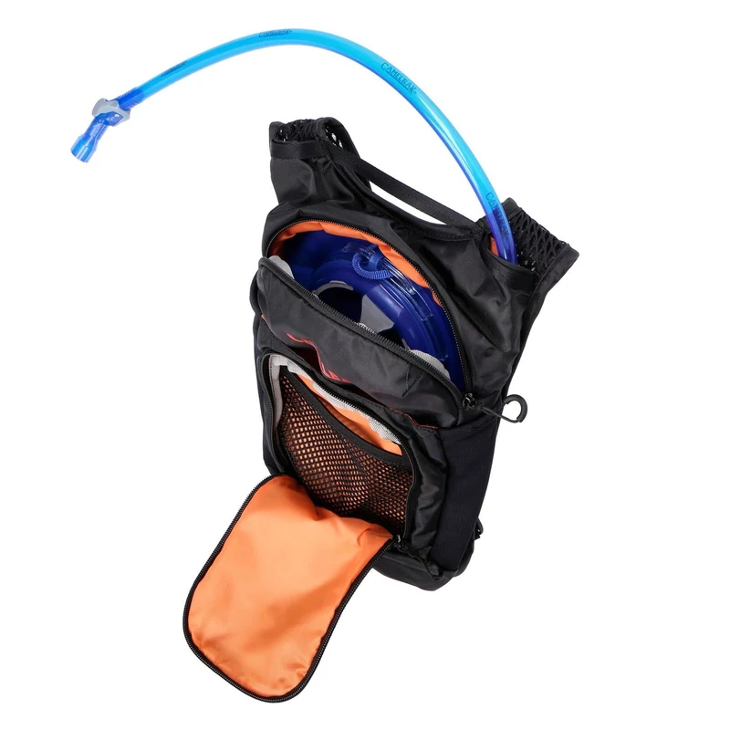 CAMELBAK Mini M.U.L.E. 5L Rucksack Schwarz Flamme + 1.5L Crux Reservoir