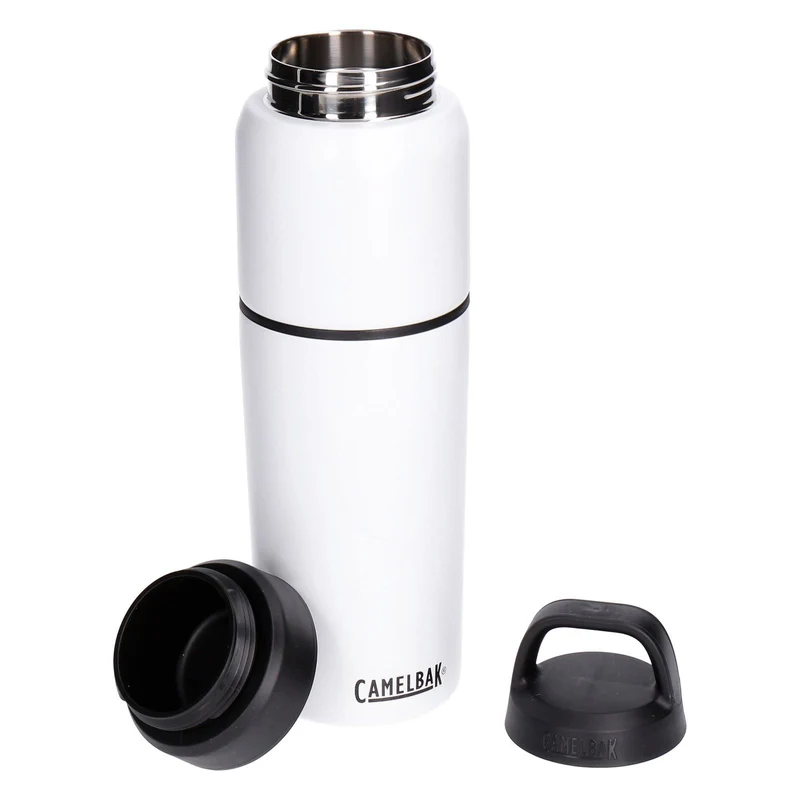 CamelBak MultiBev 650ml + 500ml weiß - 2-in-1 vakuumisolierte Edelstahl-Flasche mit Becher