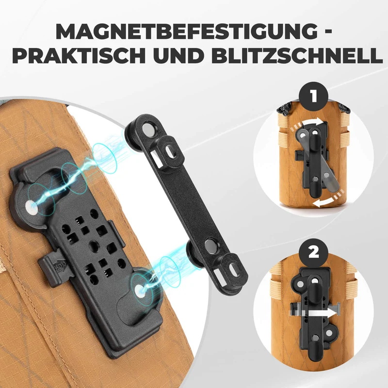 Fahrrad Lenkertasche 1.2L voor Trinkflaschen Ø10 cm