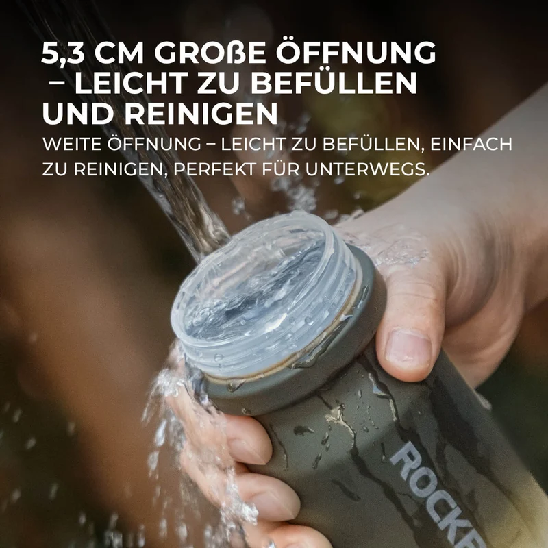 Fahrradflasche met auslaufsicherem Pull-Top-Verschluss 600/750ml