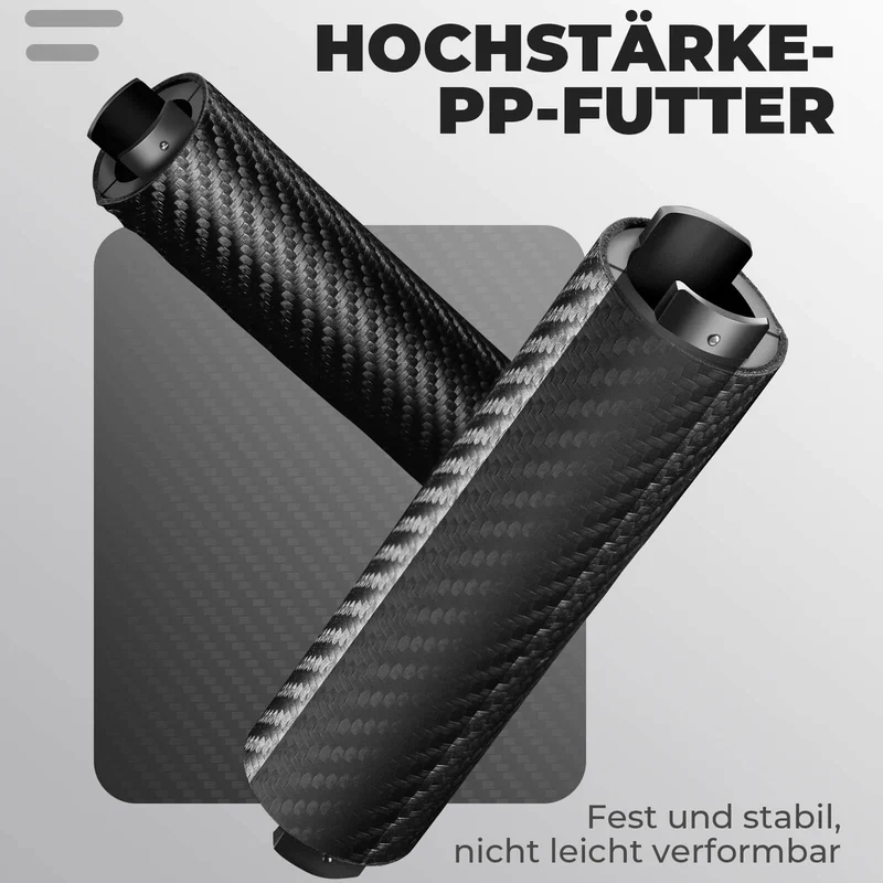 ROCKBROS Fahrradgriffe Kohlenstoffmuster Lenkergriffe Rutschfest 22,2 мм