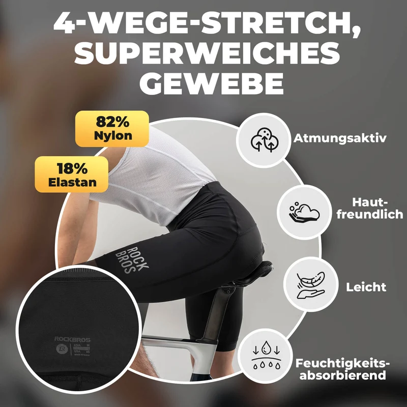 Fahrradhose met Sitzpolster Herren